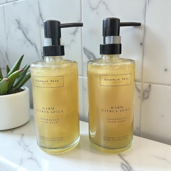 Charlie Tate Warm Citrus Spice Hand Wash | 2 Pack | 16.9 oz Each | Made in UK - Picture 1 of 1